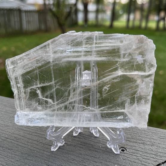 True Selenite Plate