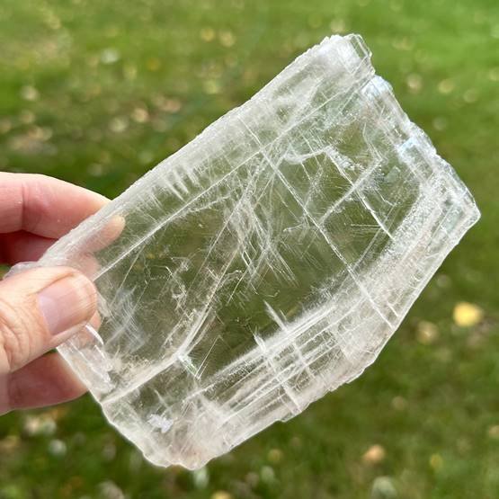 True Selenite Plate