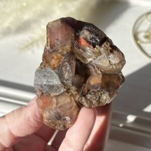 Indian Amethyst with Hematite