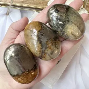 Golden Healer Quartz with Pyrite