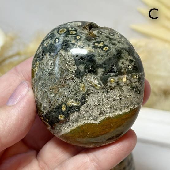 Ocean Jasper Palm Stone