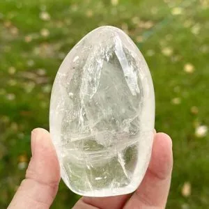 Clear Quartz standing freeform