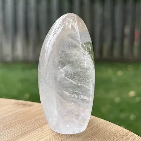 Clear Quartz standing freeform