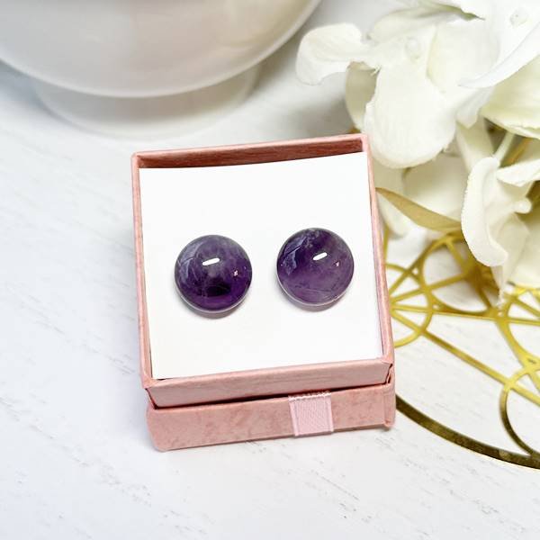 Gemstone Stud Earrings
