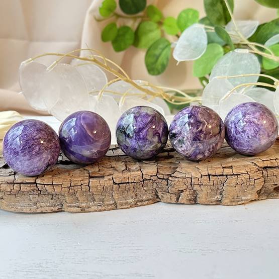 Charoite Sphere