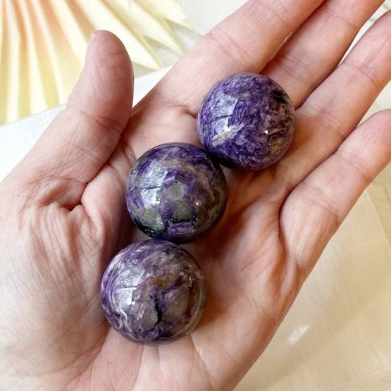 Charoite Sphere