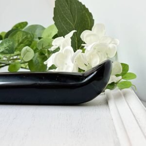 Black Obsidian is very protective by absorbing negativity, shielding from others emotions/EMF. It helps release anger.