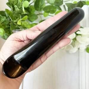 Black Obsidian is very protective by absorbing negativity, shielding from others emotions/EMF. It helps release anger.