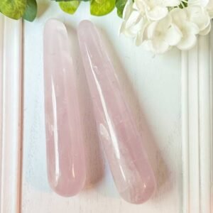 Rose Quartz large wand for self love healing