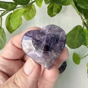 Amethyst encourages inner peace and spiritual awareness. It is known to fight addictive behavior. Aids in meditation and healing.