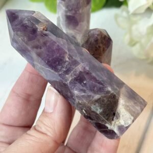 Chevron Amethyst tower spiritual connection