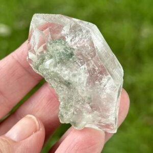 Rare Himalayan Quartz with Green Chlorite from Pradesh Himal. Exceptional clarity, powerful healing, and spiritual growth