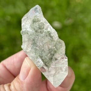 Rare Himalayan Quartz with Green Chlorite from Pradesh Himal. Exceptional clarity, powerful healing, and spiritual growth
