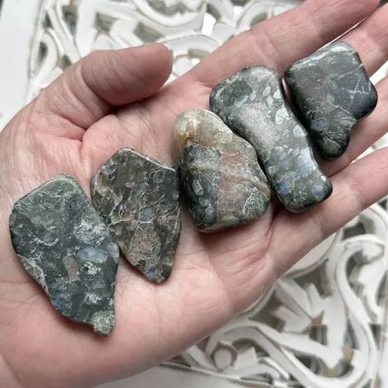 Llanite is an energy amplifier, bringing up the high vibes. This unique stone will stimulate the Heart Chakra to encourage harmony and compassion.