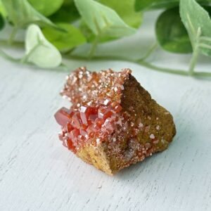 Ignite creativity and passion with vibrant Vanadinite from Morocco. Boost focus, energy, and motivation with this dynamic crystal. Perfect for artists and creators.