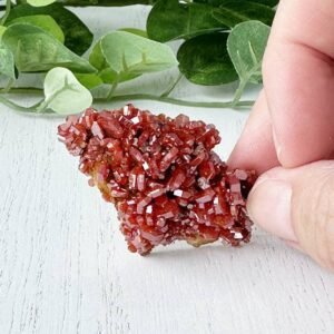 Ignite creativity and passion with vibrant Vanadinite from Morocco. Boost focus, energy, and motivation with this dynamic crystal. Perfect for artists and creators.