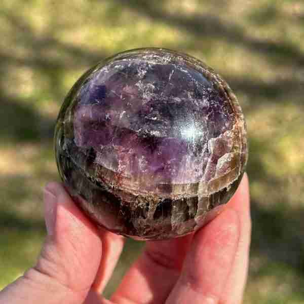 Super Seven Amethyst Sphere