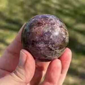 Super Seven Amethyst sphere