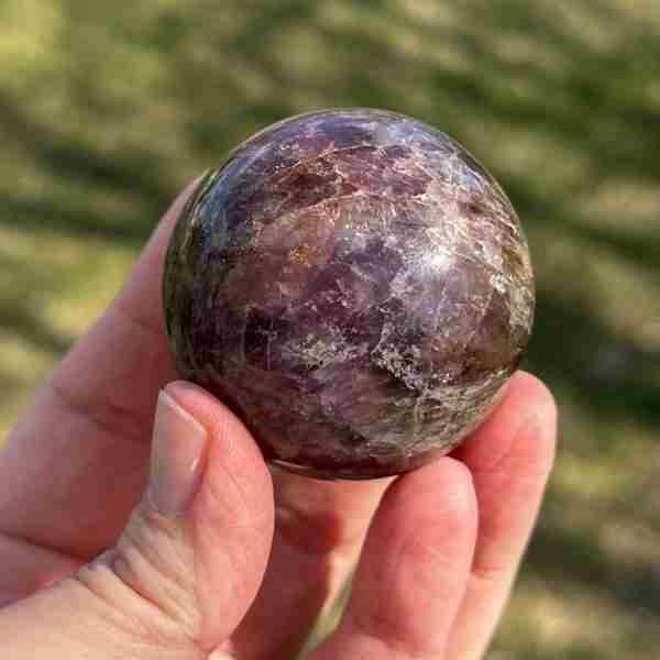 Super Seven Amethyst Sphere