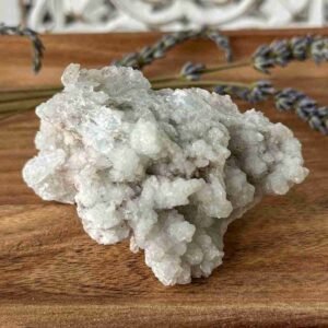 Blue Aragonite raw fluorescent