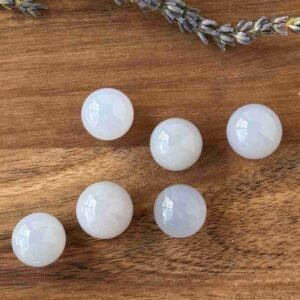 Blue Chalcedony mini spheres