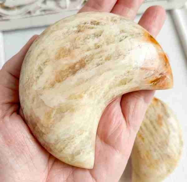 Peach Moonstone Moons