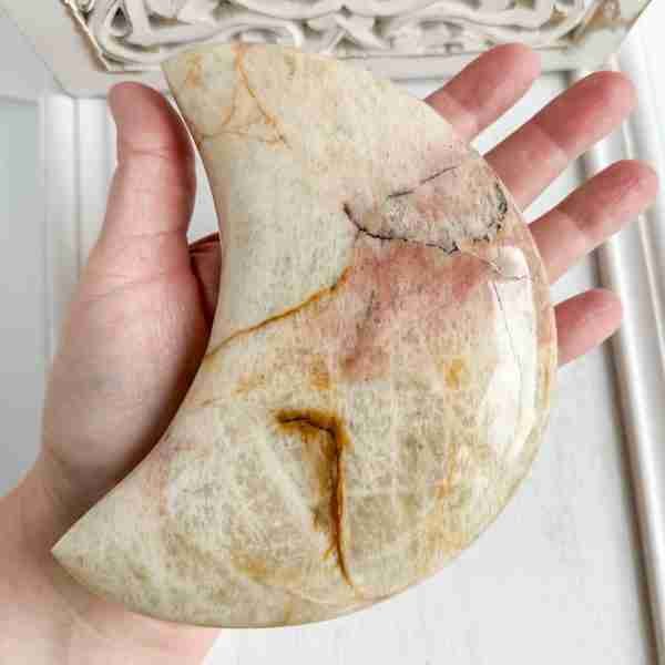 Peach Moonstone Moons