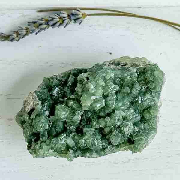 phrenite natural cluster