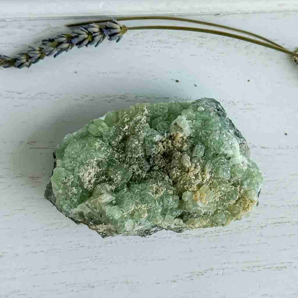 phrenite natural cluster