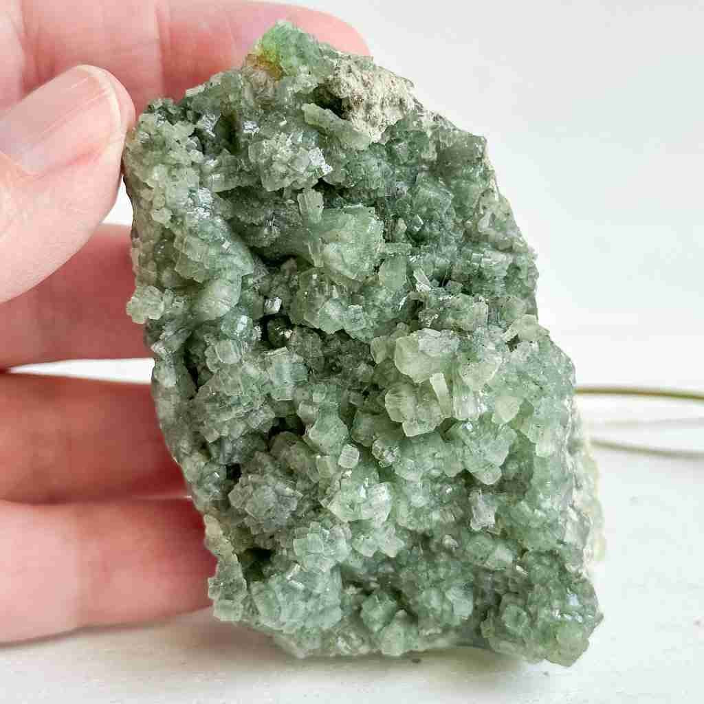 phrenite natural cluster