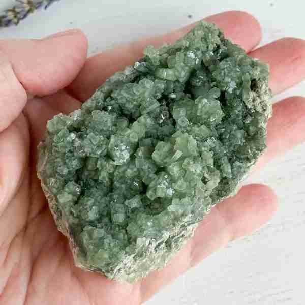 phrenite natural cluster