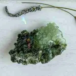 Phrenite natural cluster