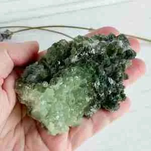 Phrenite natural cluster