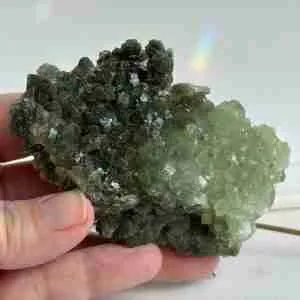 Phrenite natural cluster