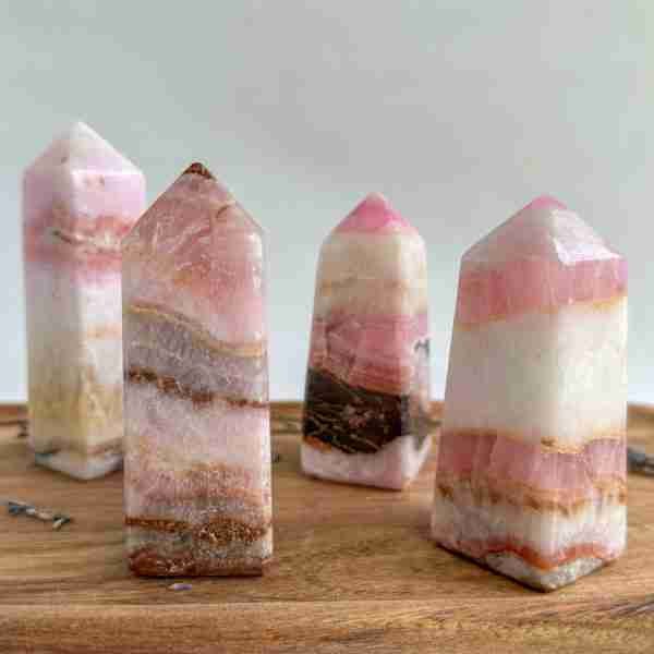 Pink Aragonite Towers