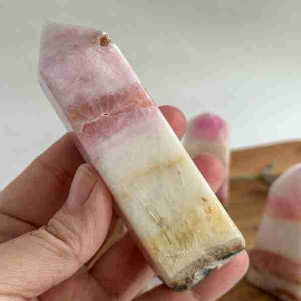 Pink Aragonite Towers