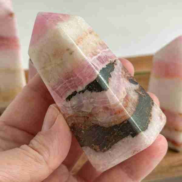 Pink Aragonite Towers