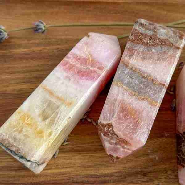 Pink Aragonite Towers