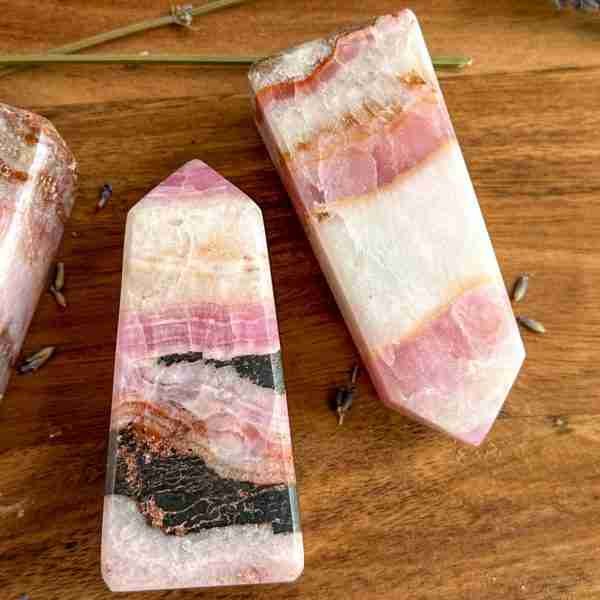 Pink Aragonite Towers