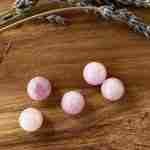 Pink Kunzite mini spheres