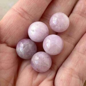 Pink Kunzite mini spheres