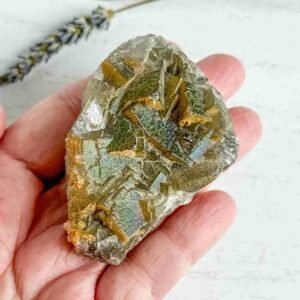 Natural Rainbow Iridescent Fluorite Pakistan