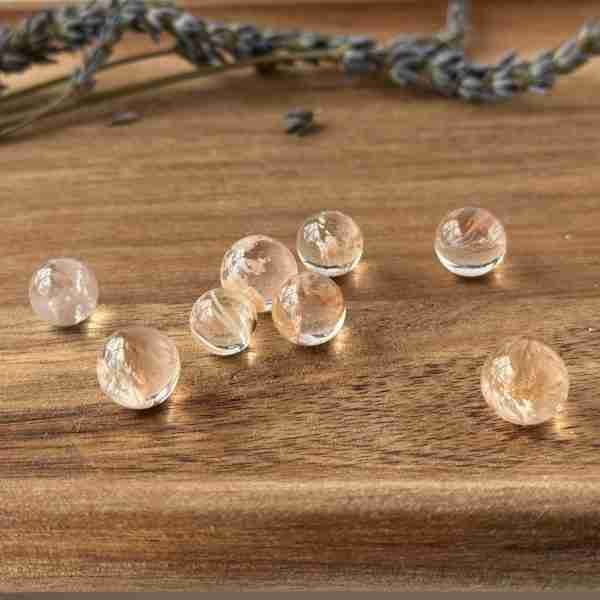 Sericite in Quartz mini sphere