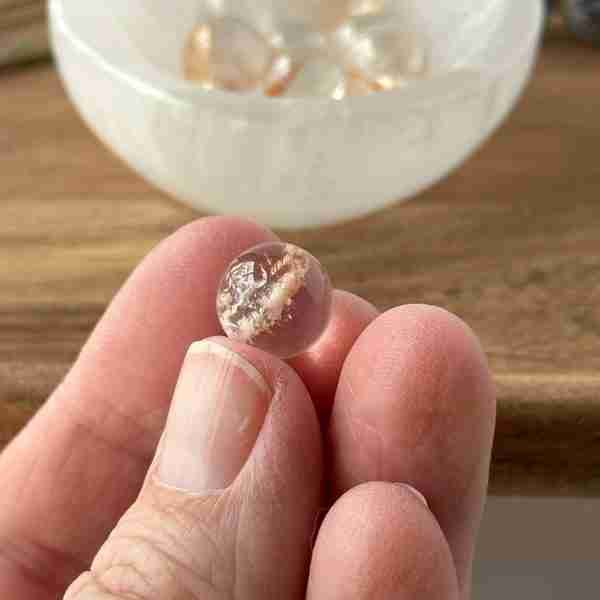 Sericite in Quartz mini sphere