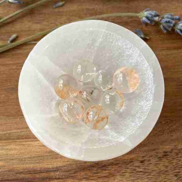 Sericite in Quartz mini sphere