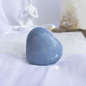 Soul Soother Crystal Set. A calming crystal set for emotional healing and softness—featuring Blue Rose Quartz, Angelite, and Orca Agate