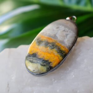 Bumble Bee Jasper for creativity, motivation, and vibrant energy for your solar plexus and sacral chakras.