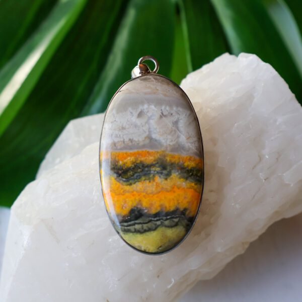 Bumble Bee Jasper for creativity, motivation, and vibrant energy for your solar plexus and sacral chakras.