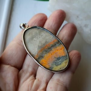 Bumble Bee Jasper for creativity, motivation, and vibrant energy for your solar plexus and sacral chakras.