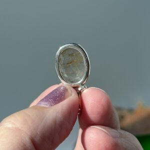 Gold Rutile Quartz Pendant-4